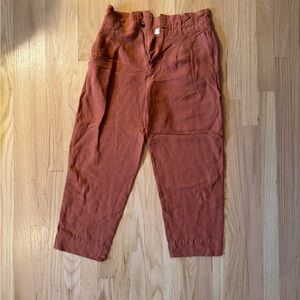 Orange Madewell Capris